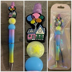 Up beaded pen